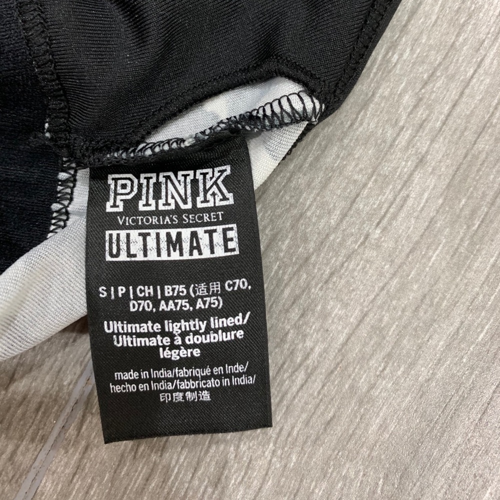 SOLD PINK sports bra size small! Worn once!